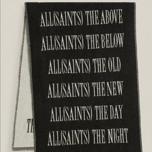 AllSaints Varsity Woven Scarf